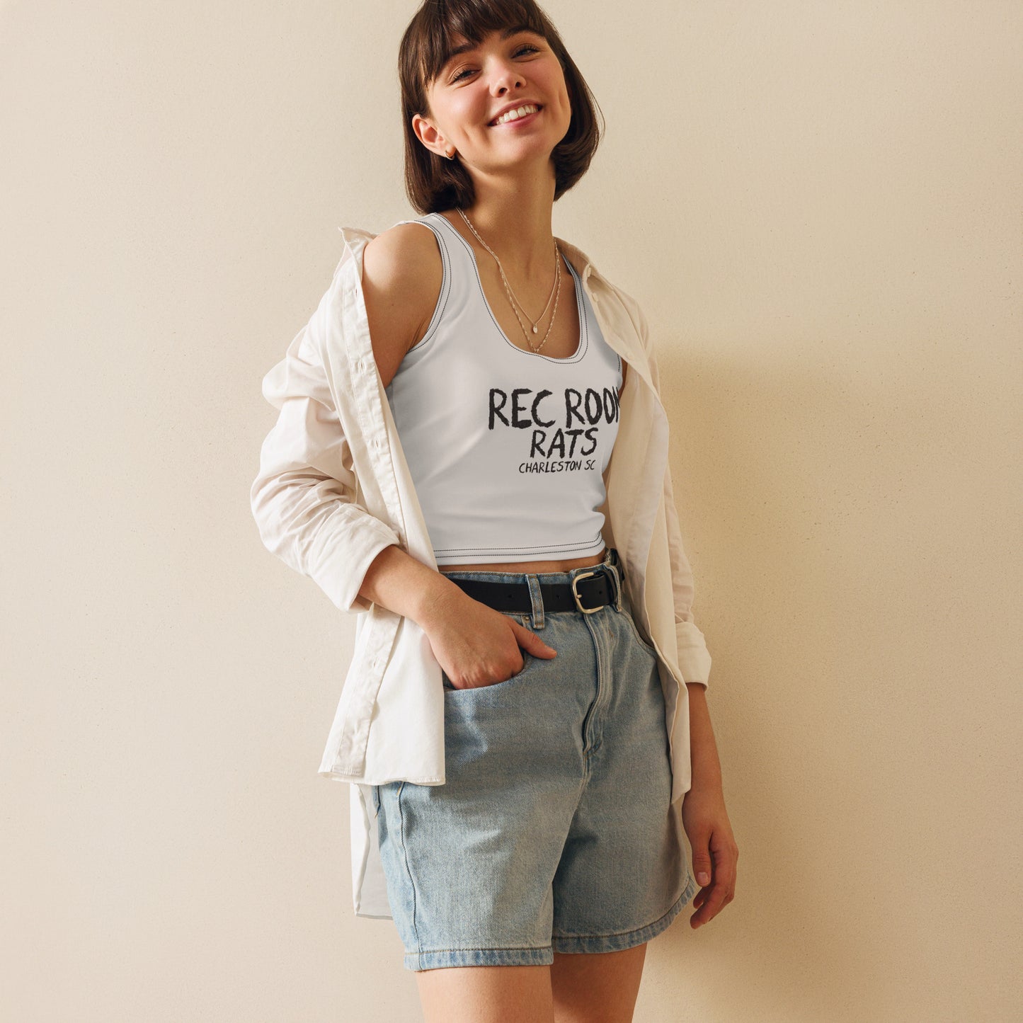 Original Rec Room Rats by Kennan Crop Top