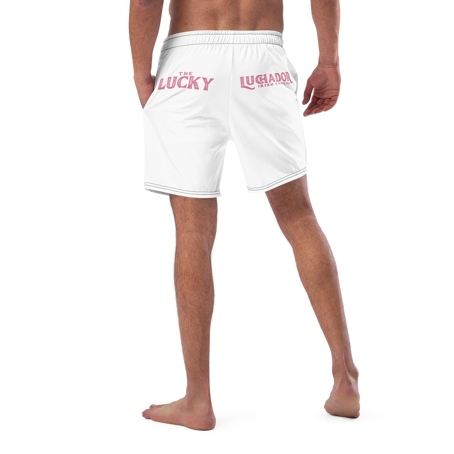 The Lucky Luchador Men's swim trunks