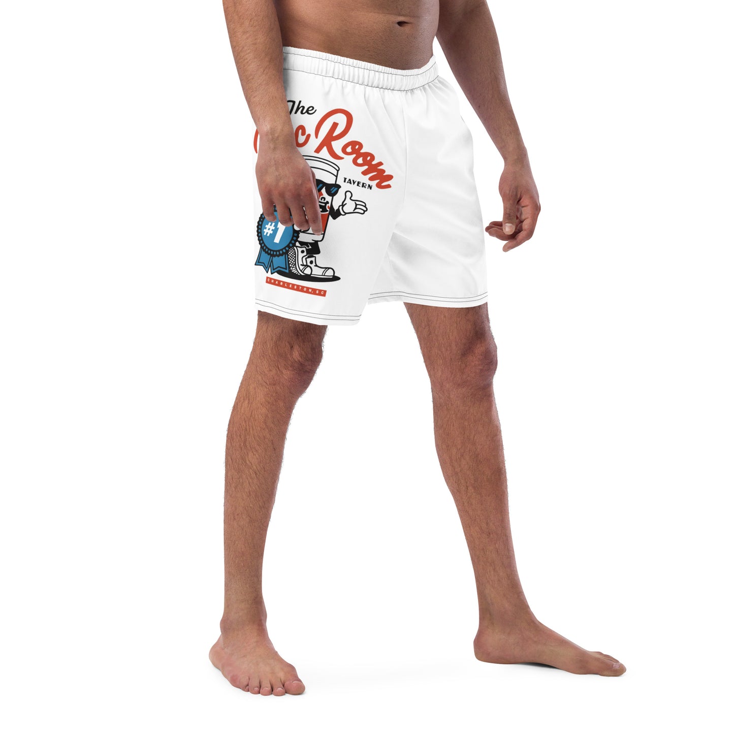 10 Years of PBR Recovery Room Men's swim trunks