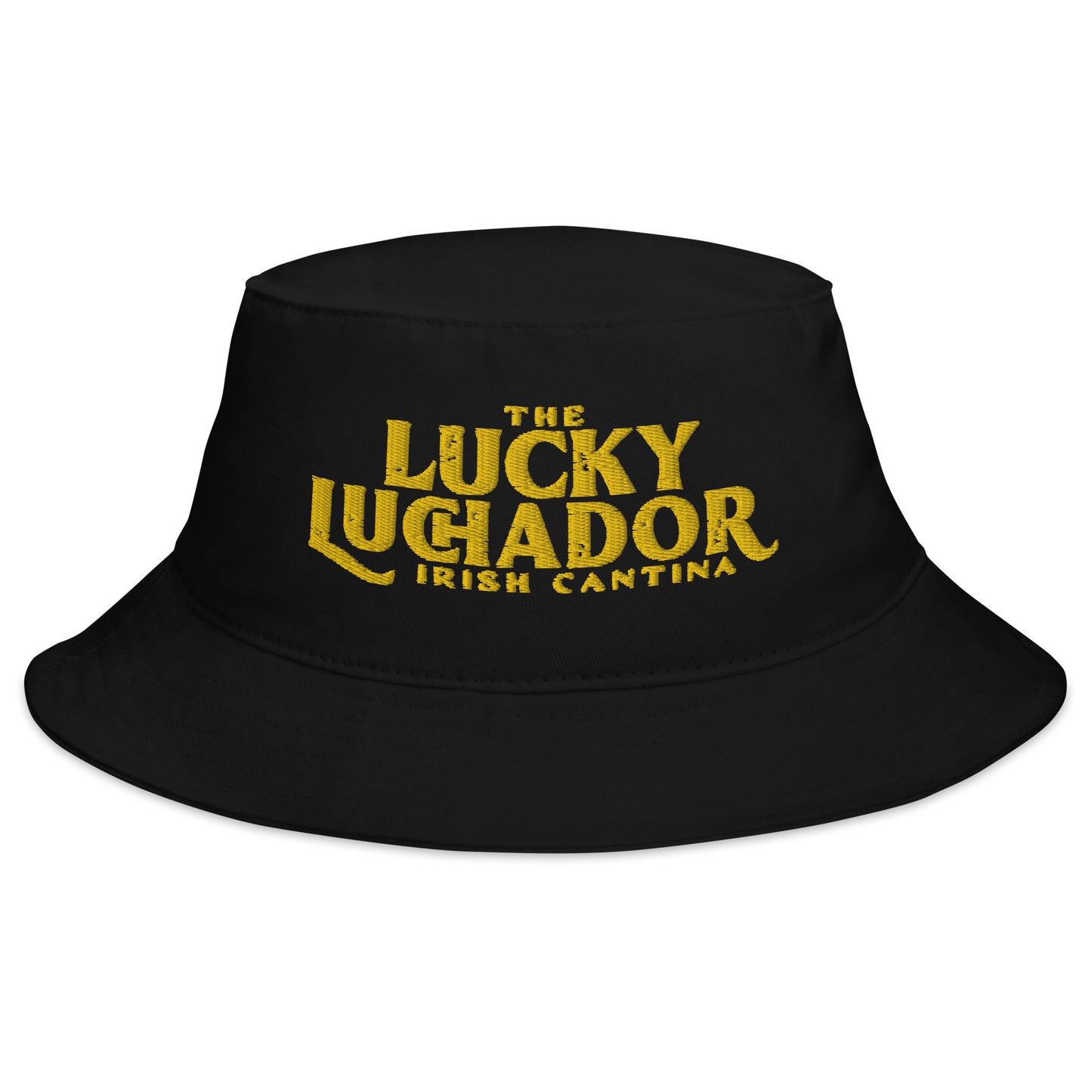 Yellow Lucky Luchador Bucket Hat