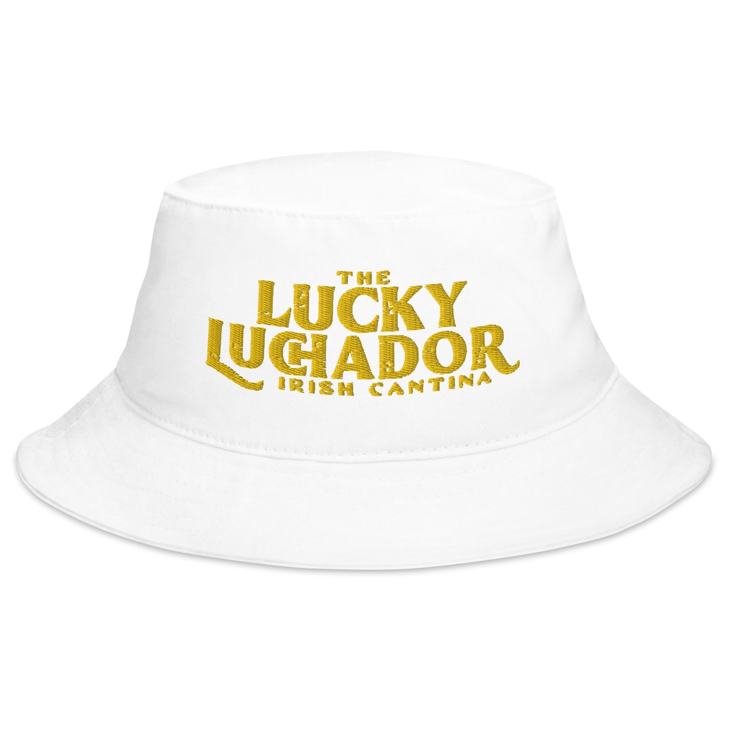 Yellow Lucky Luchador Bucket Hat