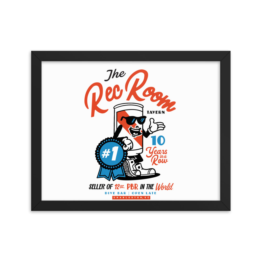 Rec Room 10 Years of PBR Framed poster