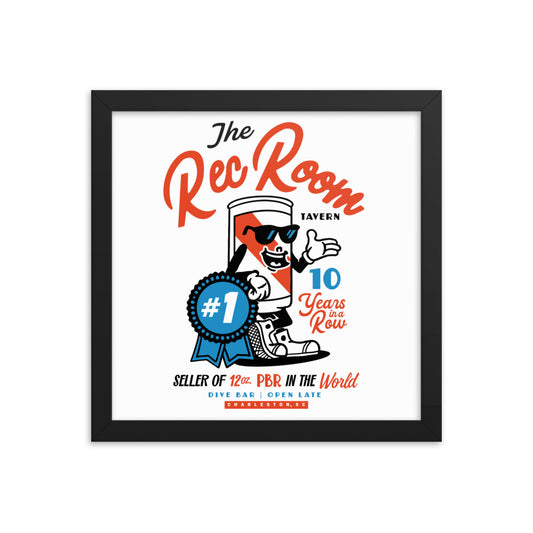 Rec Room 10 Years of PBR Framed poster