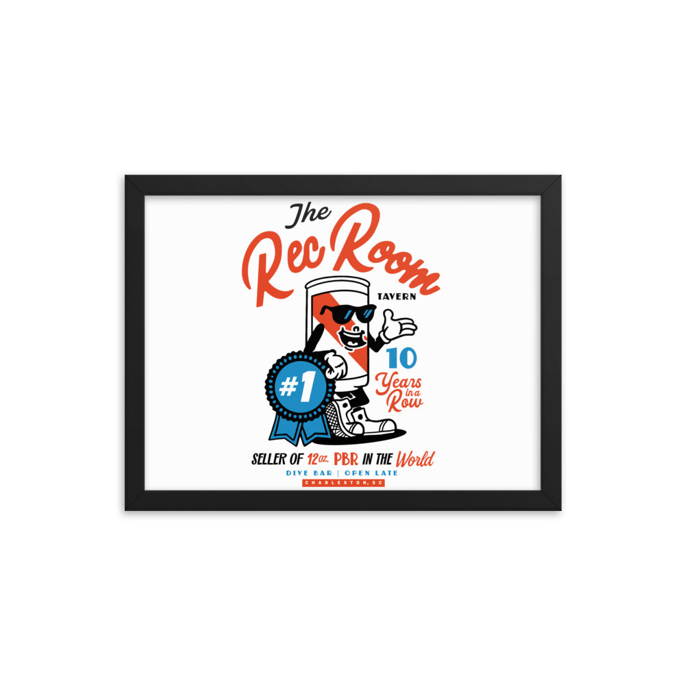 Rec Room 10 Years of PBR Framed poster