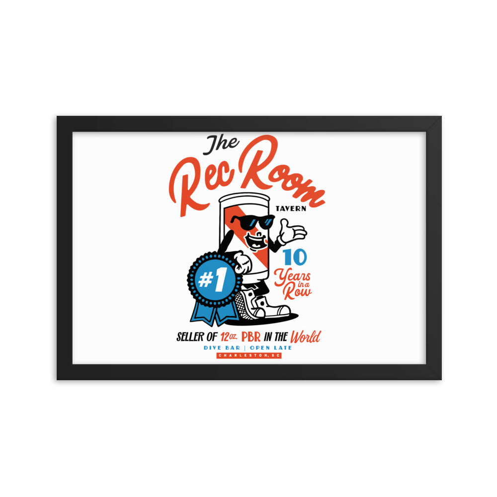 Rec Room 10 Years of PBR Framed poster