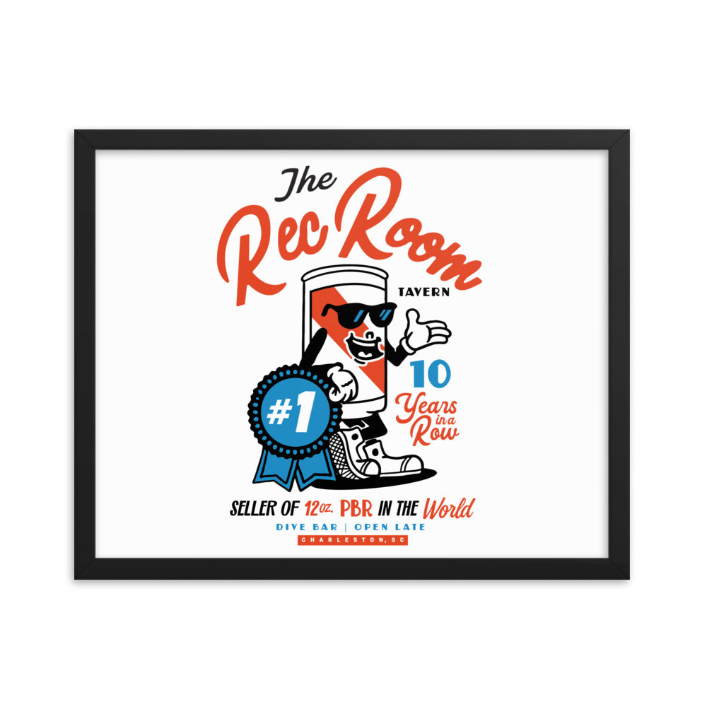 Rec Room 10 Years of PBR Framed poster