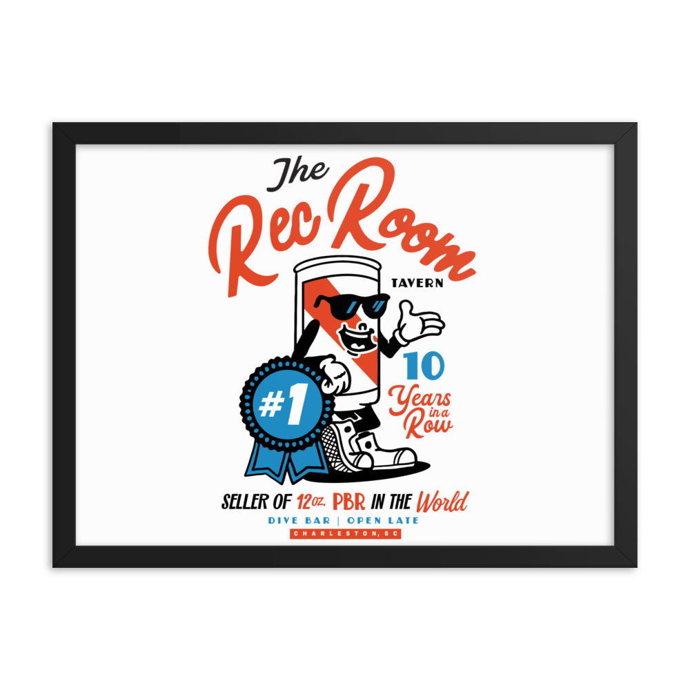 Rec Room 10 Years of PBR Framed poster