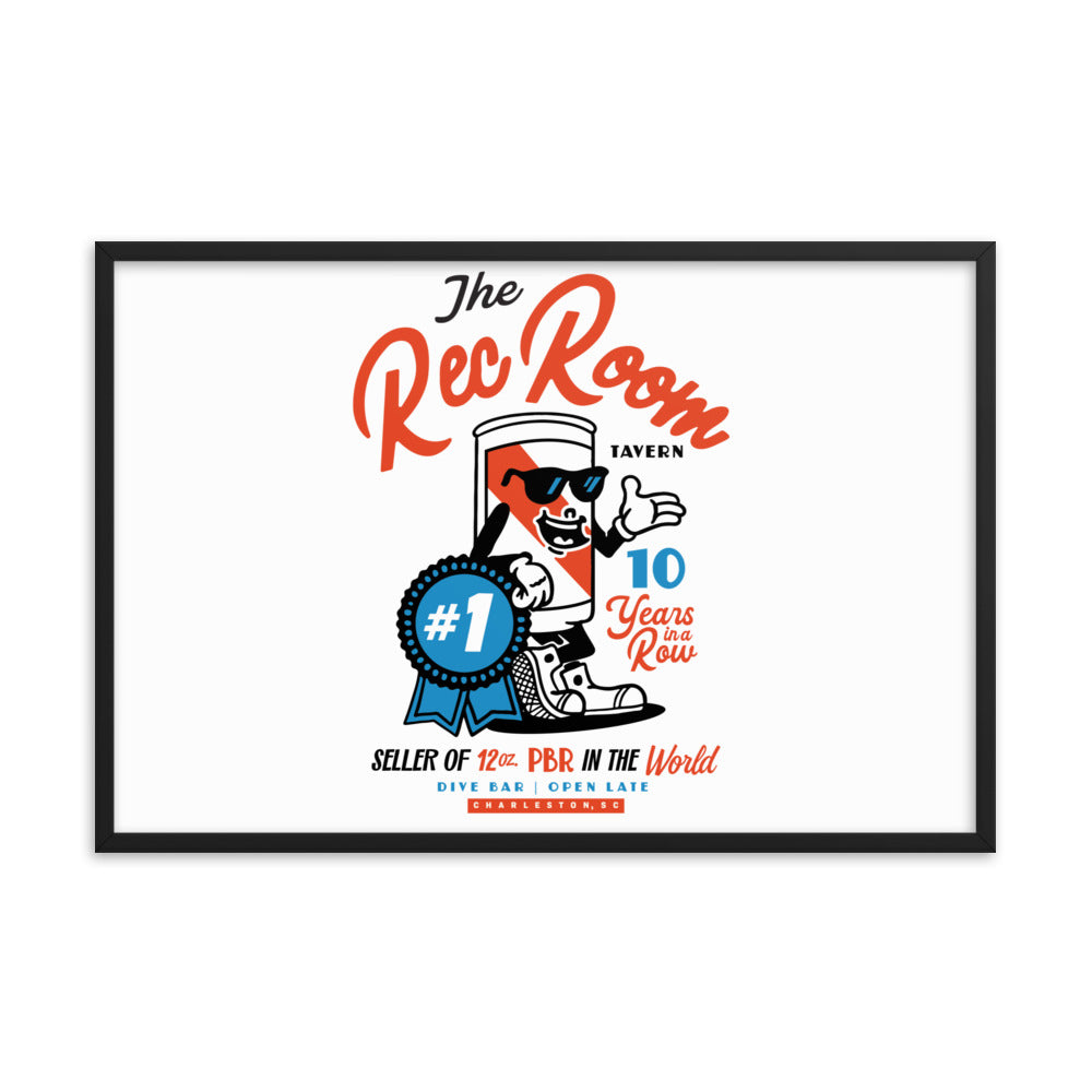 Rec Room 10 Years of PBR Framed poster