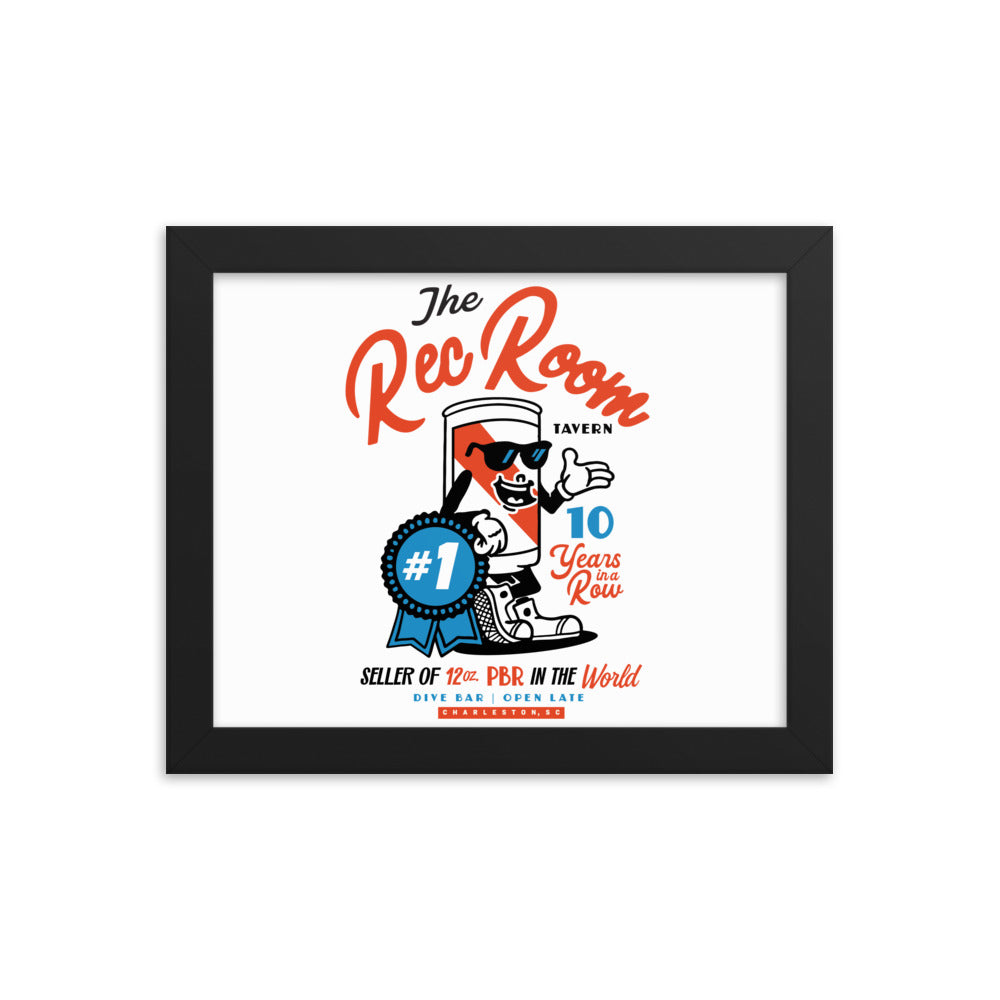 Rec Room 10 Years of PBR Framed poster