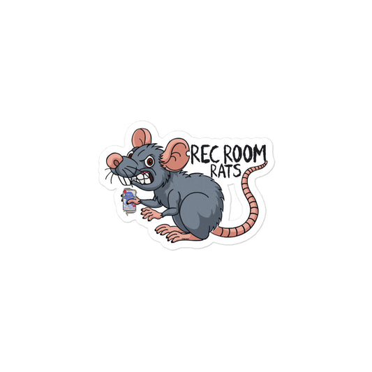 Official Rec Room Rats by Kennan Bubble-free stickers