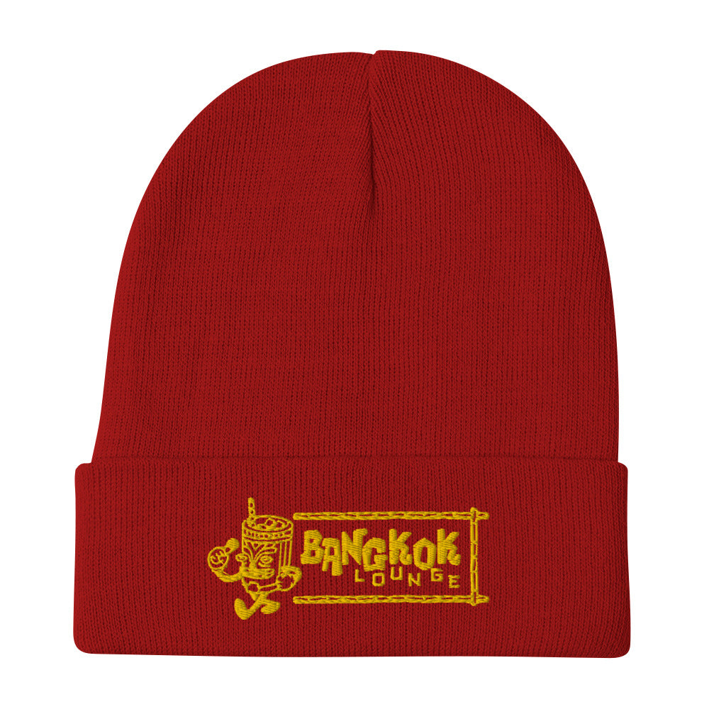 Yellow Embroidered Bangkok Lounge Beanie