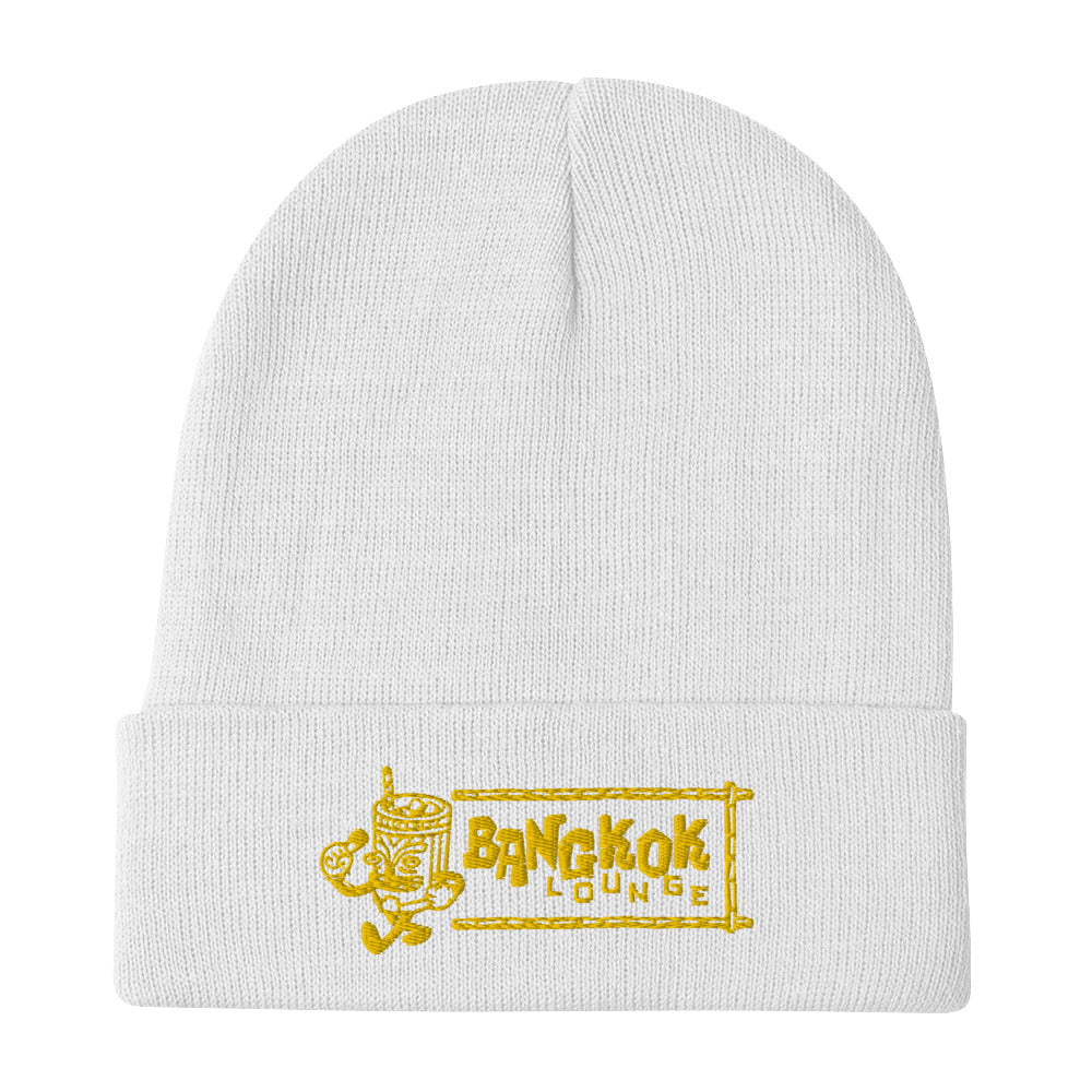 Yellow Embroidered Bangkok Lounge Beanie