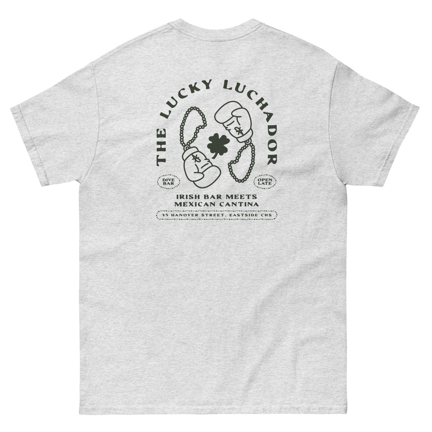 Black Lucky Luchador Boxing Gloves Men's classic tee