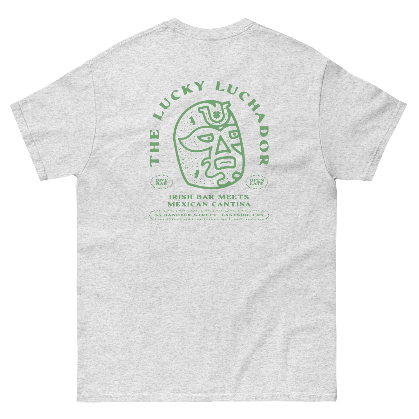 Green Lucky Luchador Head Men's classic tee