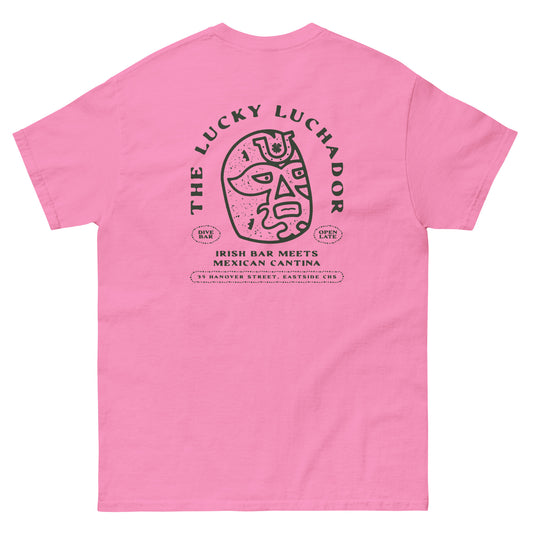 Black Lucky Luchador Head Men's classic tee