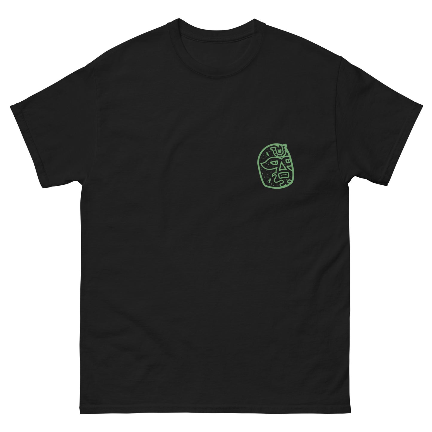 Green Lucky Luchador Head Men's classic tee