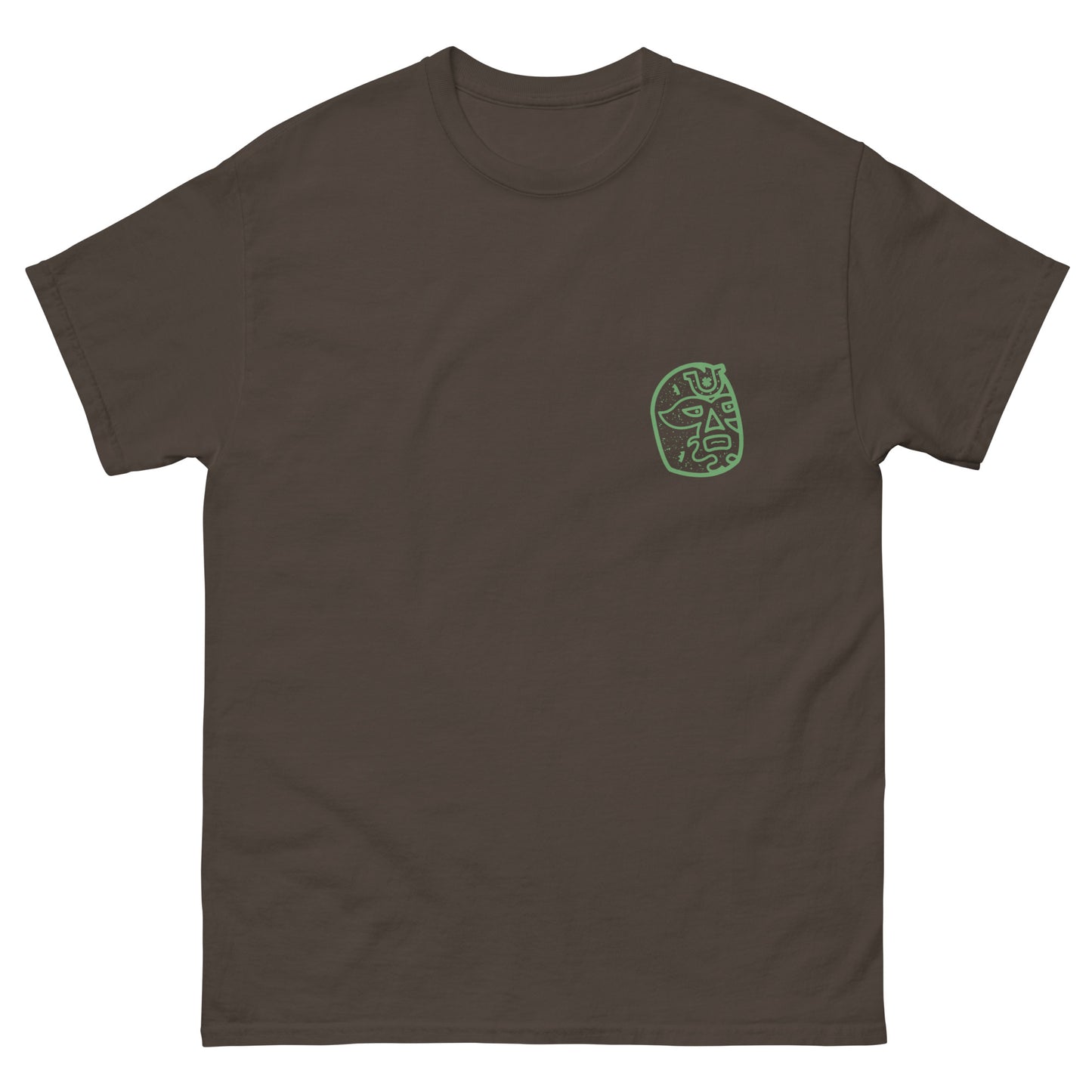 Green Lucky Luchador Head Men's classic tee