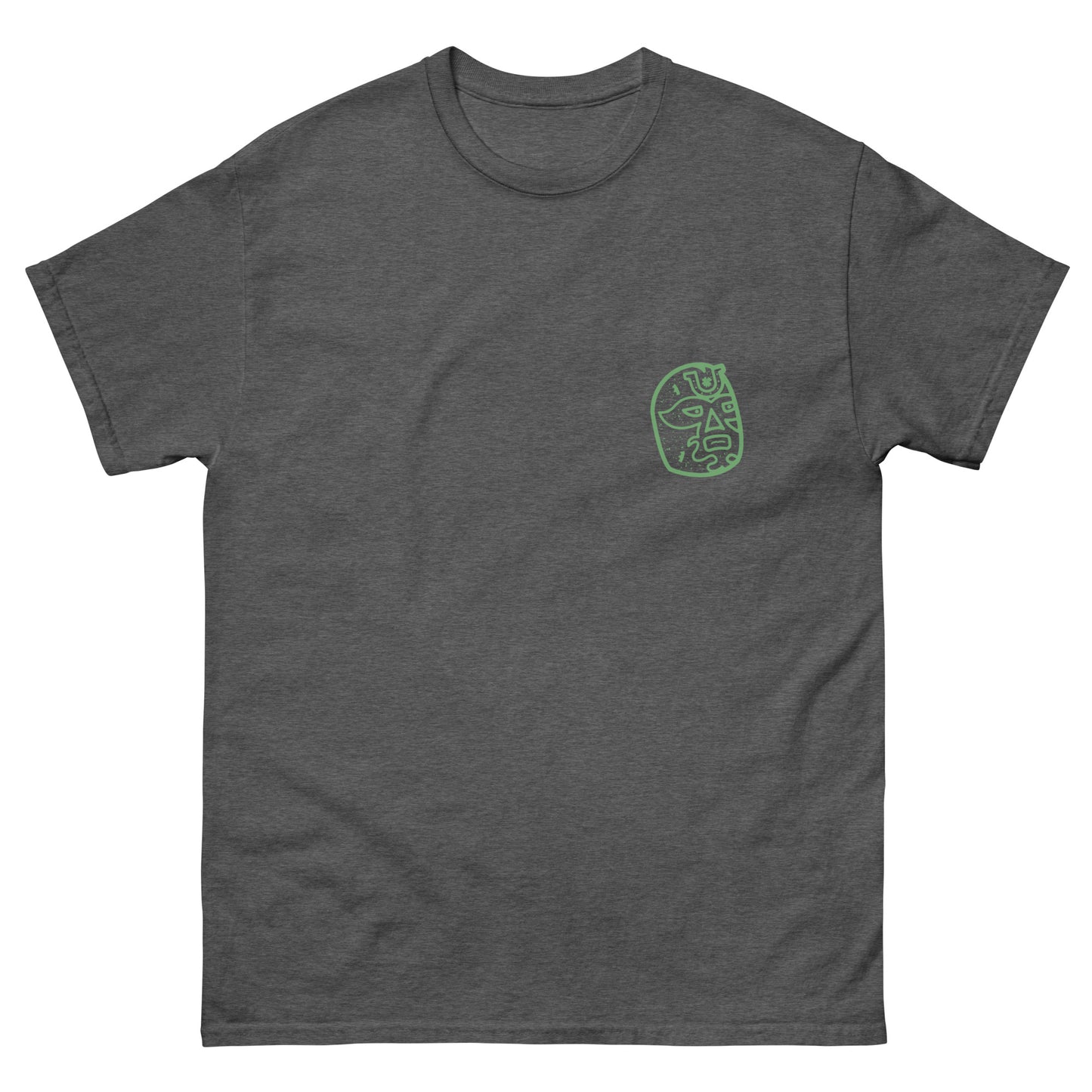 Green Lucky Luchador Head Men's classic tee