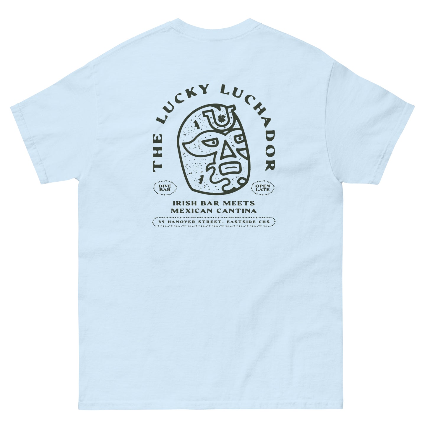 Black Lucky Luchador Head Men's classic tee