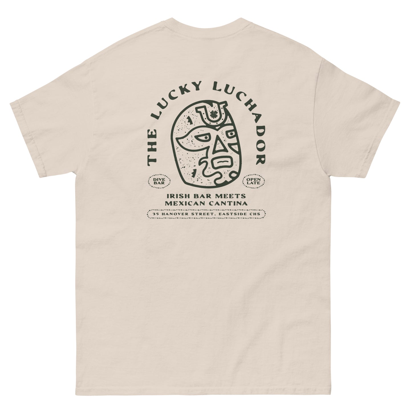 Black Lucky Luchador Head Men's classic tee