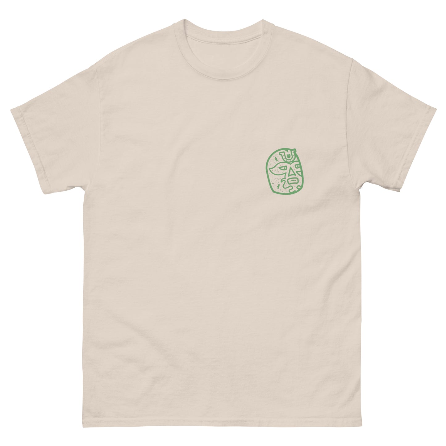 Green Lucky Luchador Head Men's classic tee