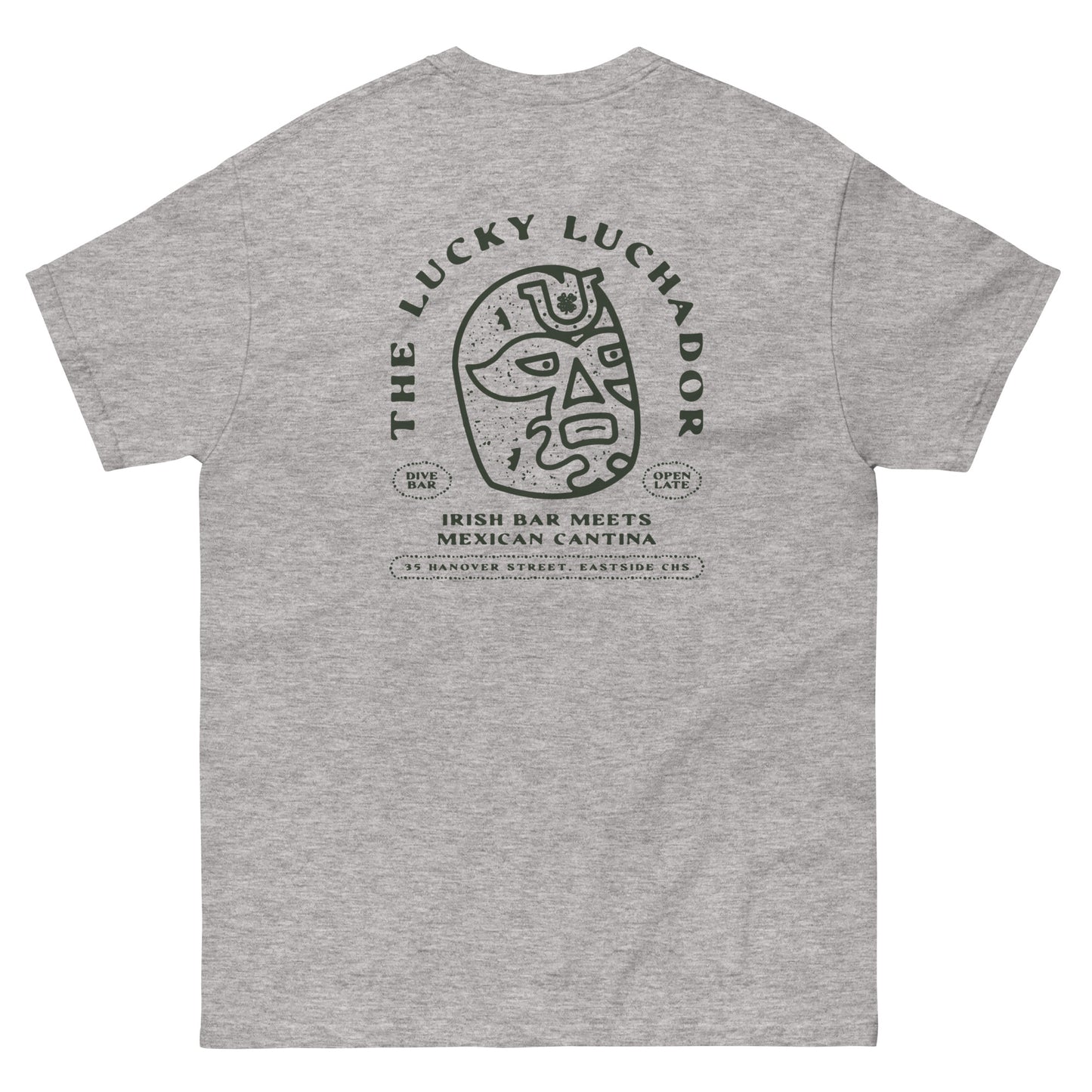 Black Lucky Luchador Head Men's classic tee