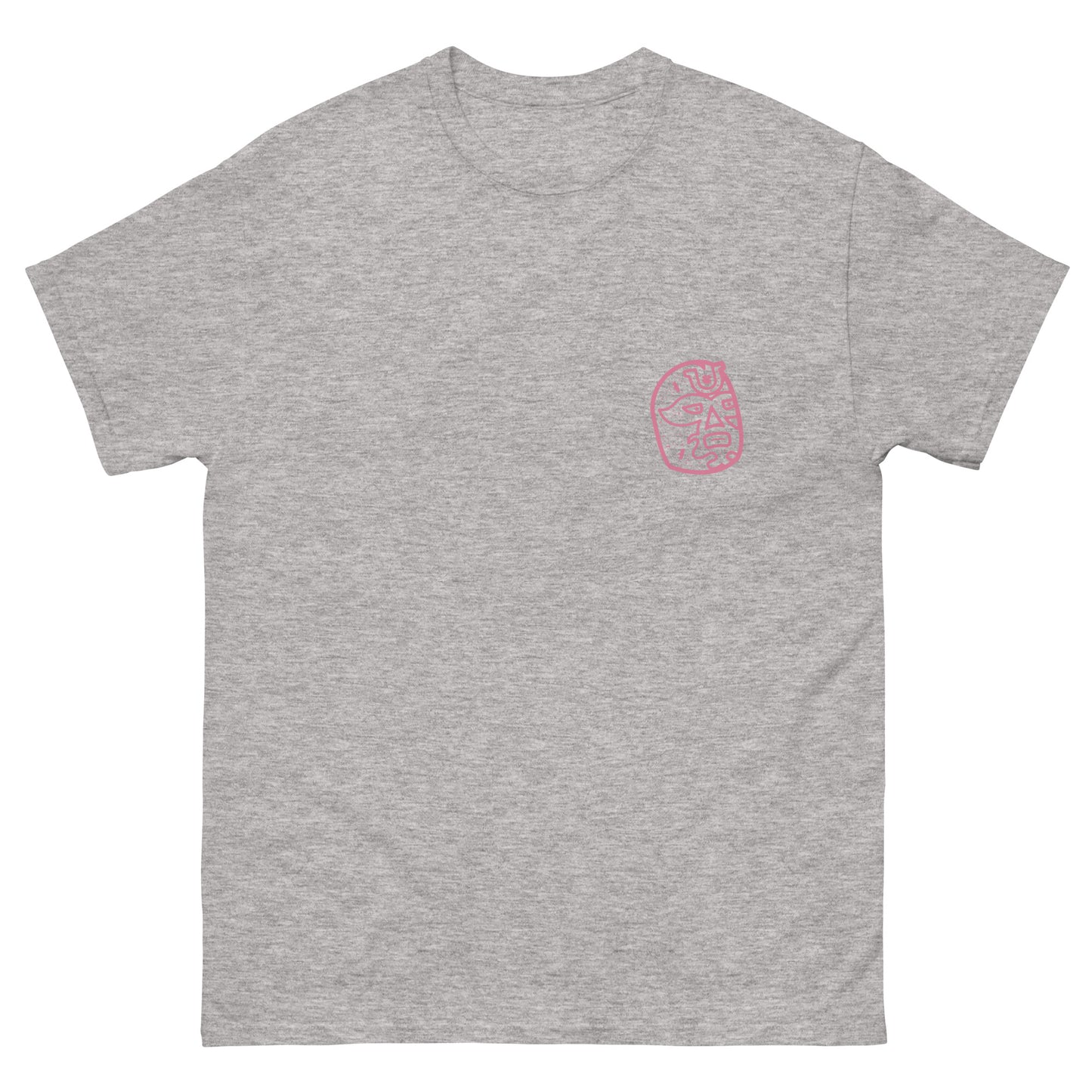 Pink Lucky Luchador Head Men's classic tee