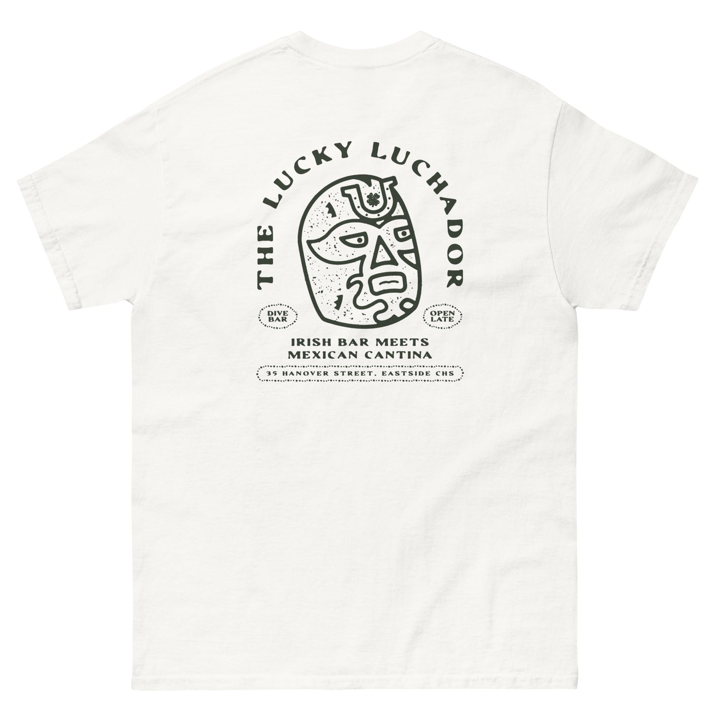 Black Lucky Luchador Head Men's classic tee