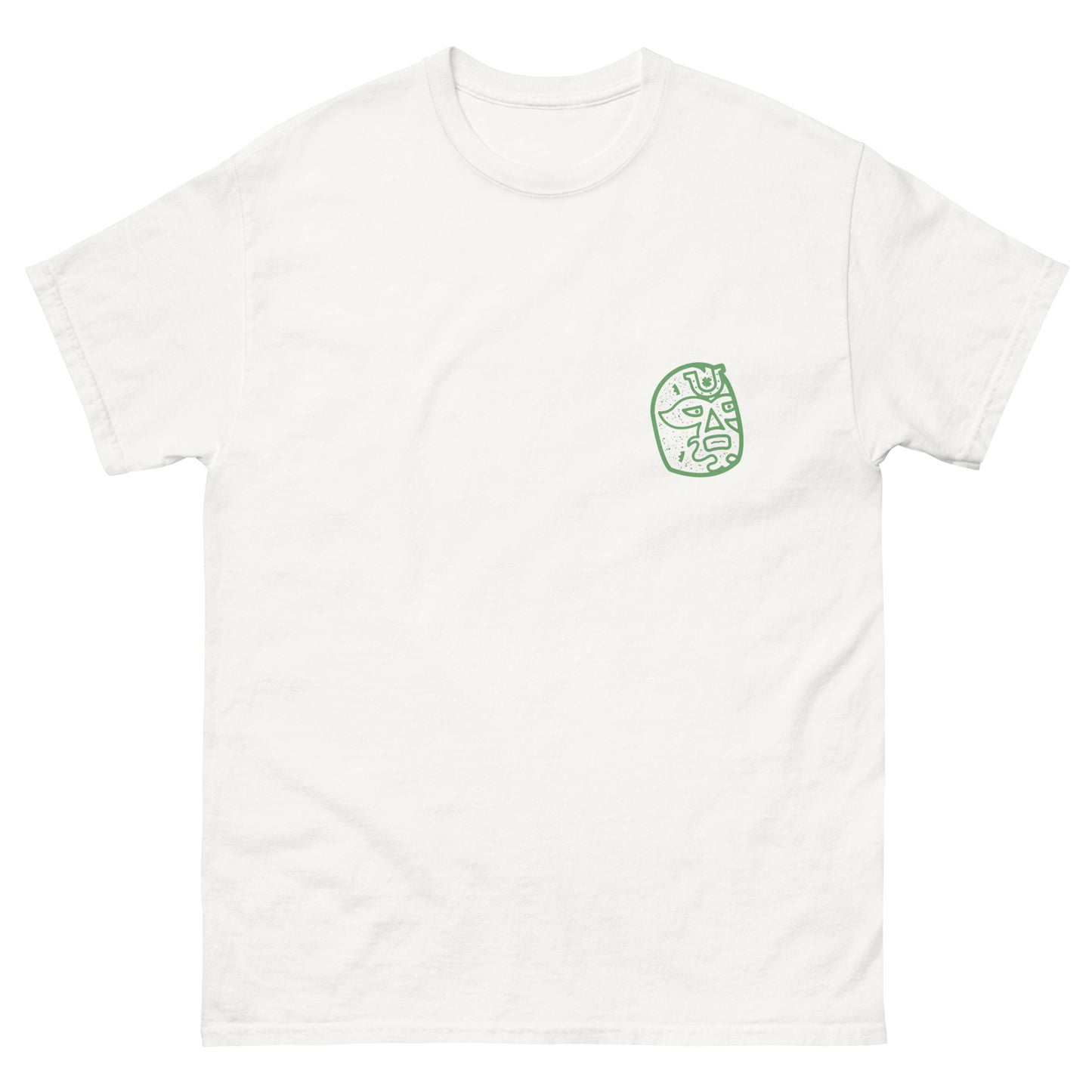 Green Lucky Luchador Head Men's classic tee