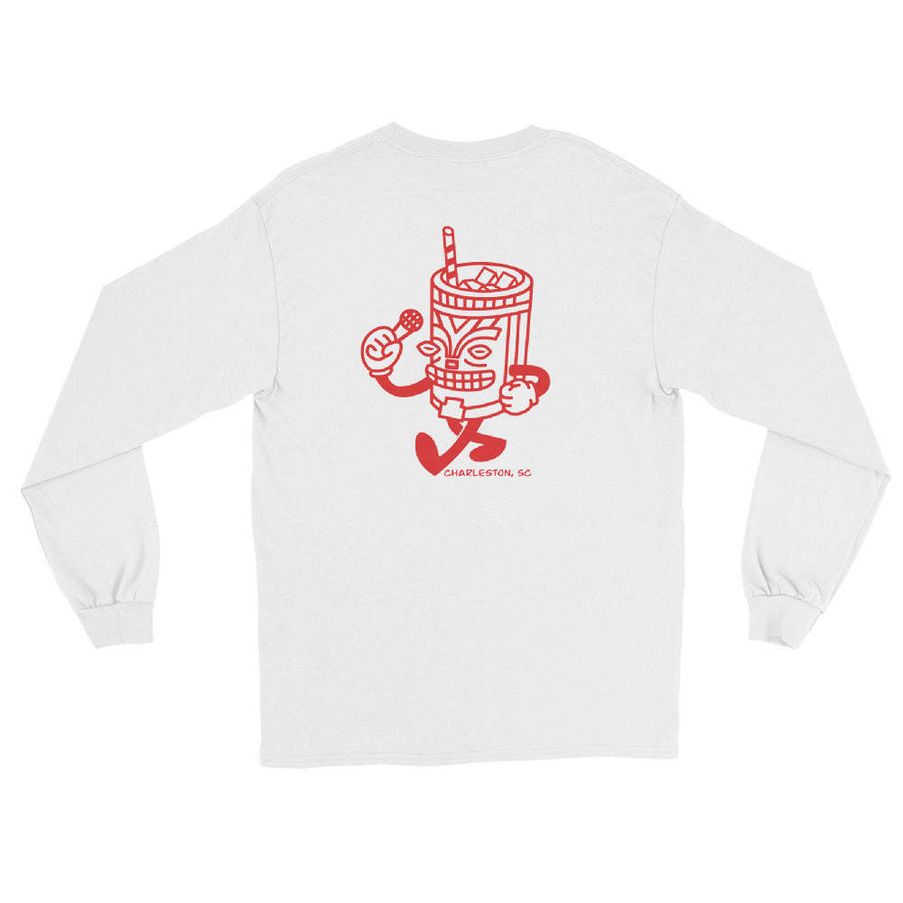 Red Bangkok Men’s Long Sleeve Shirt