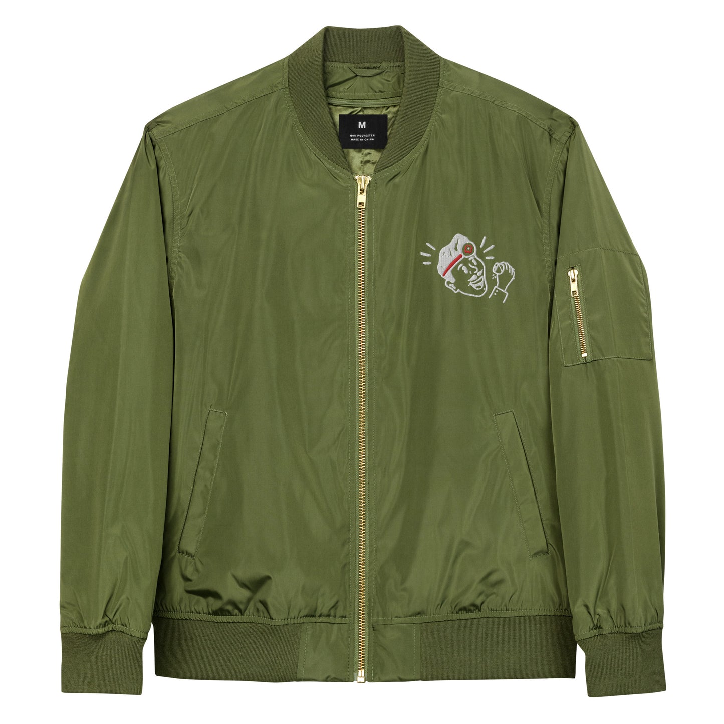 Vintage Recovery Room Premium recycled bomber jacket