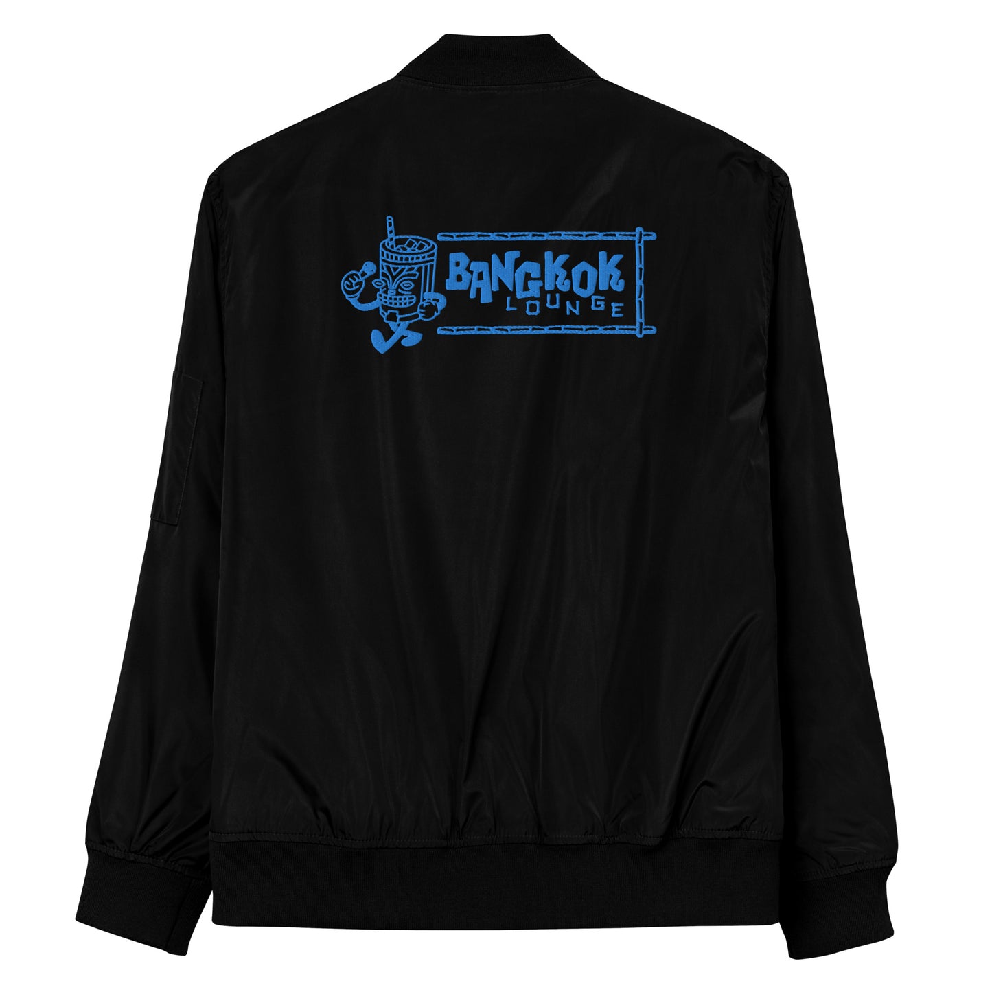 Blue Bangkok Lounge Premium recycled bomber jacket