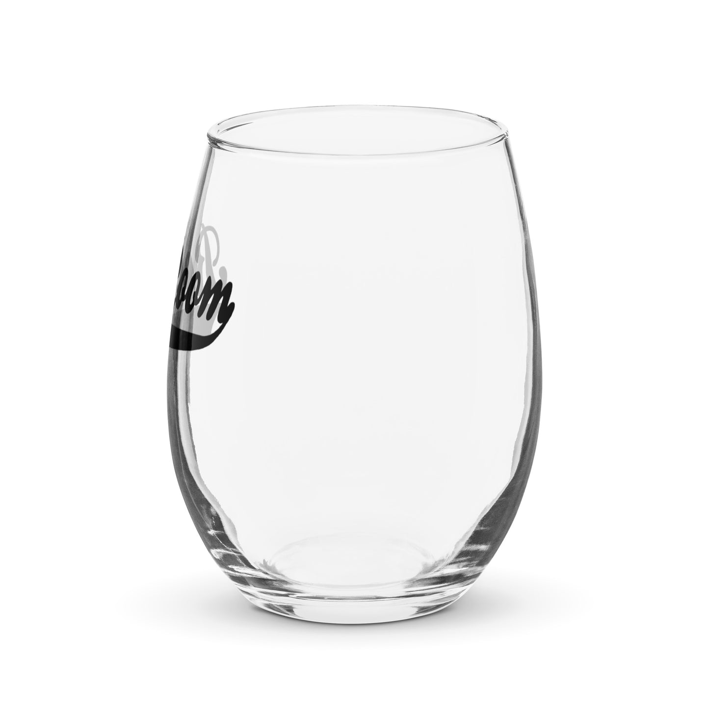 Stemless wine glass