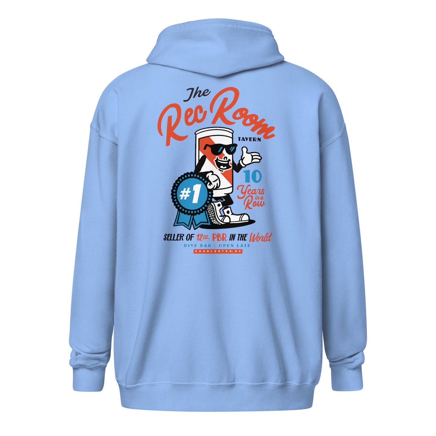 Rec Room 10 Years of PBR Unisex heavy blend zip hoodie