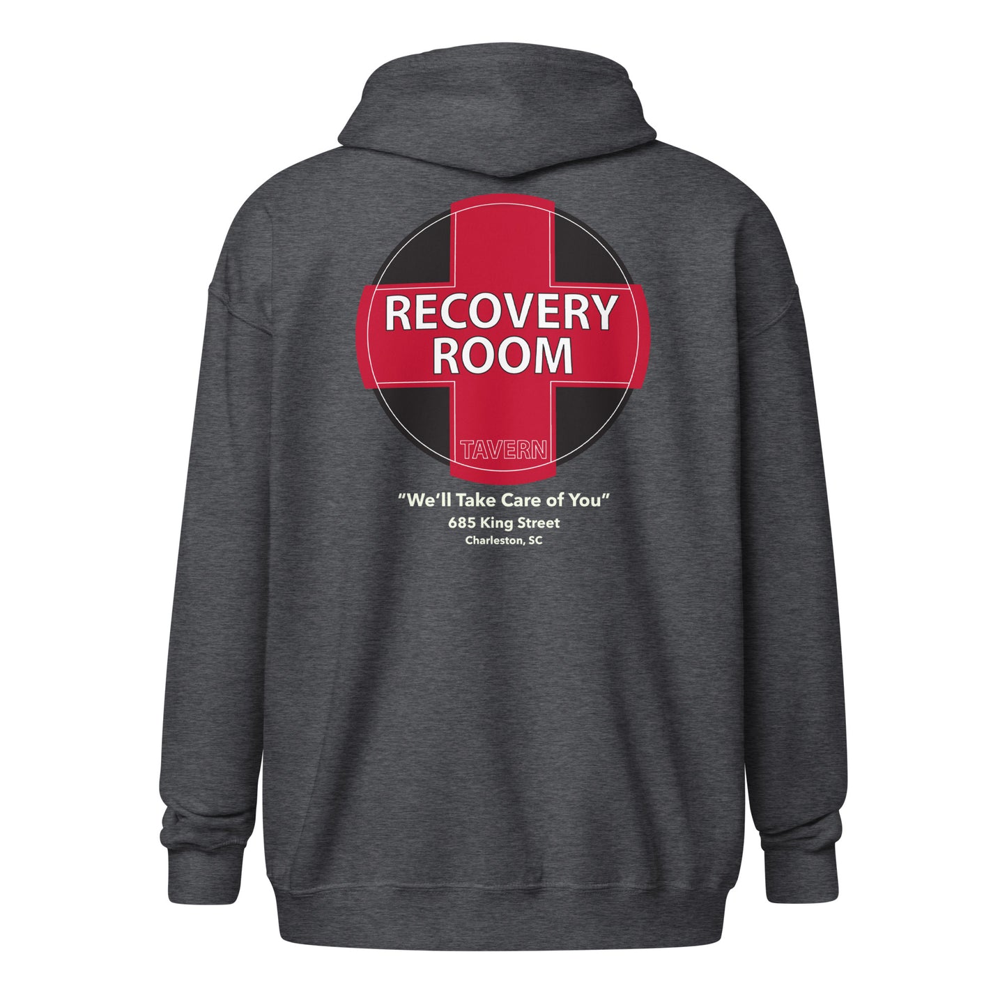 Original Cross Rec Room Logo Unisex heavy blend zip hoodie