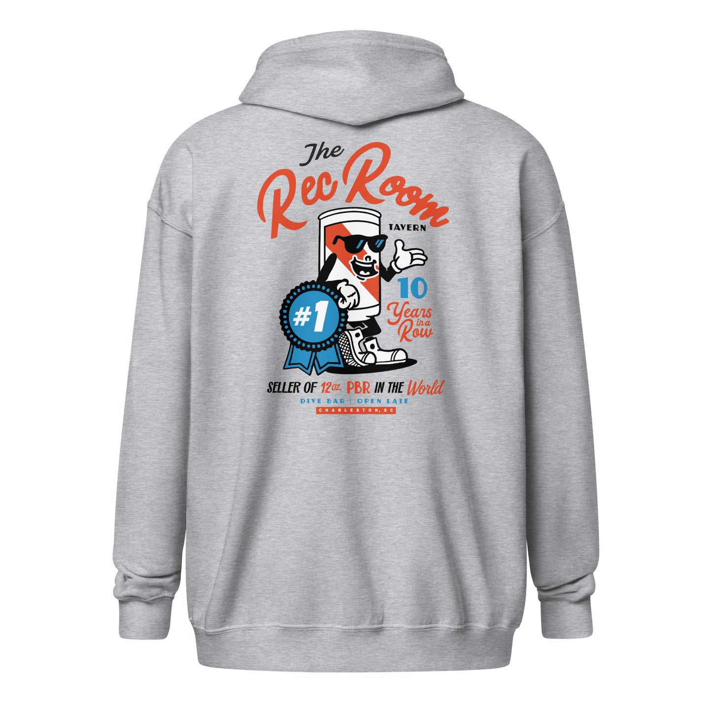 Rec Room 10 Years of PBR Unisex heavy blend zip hoodie