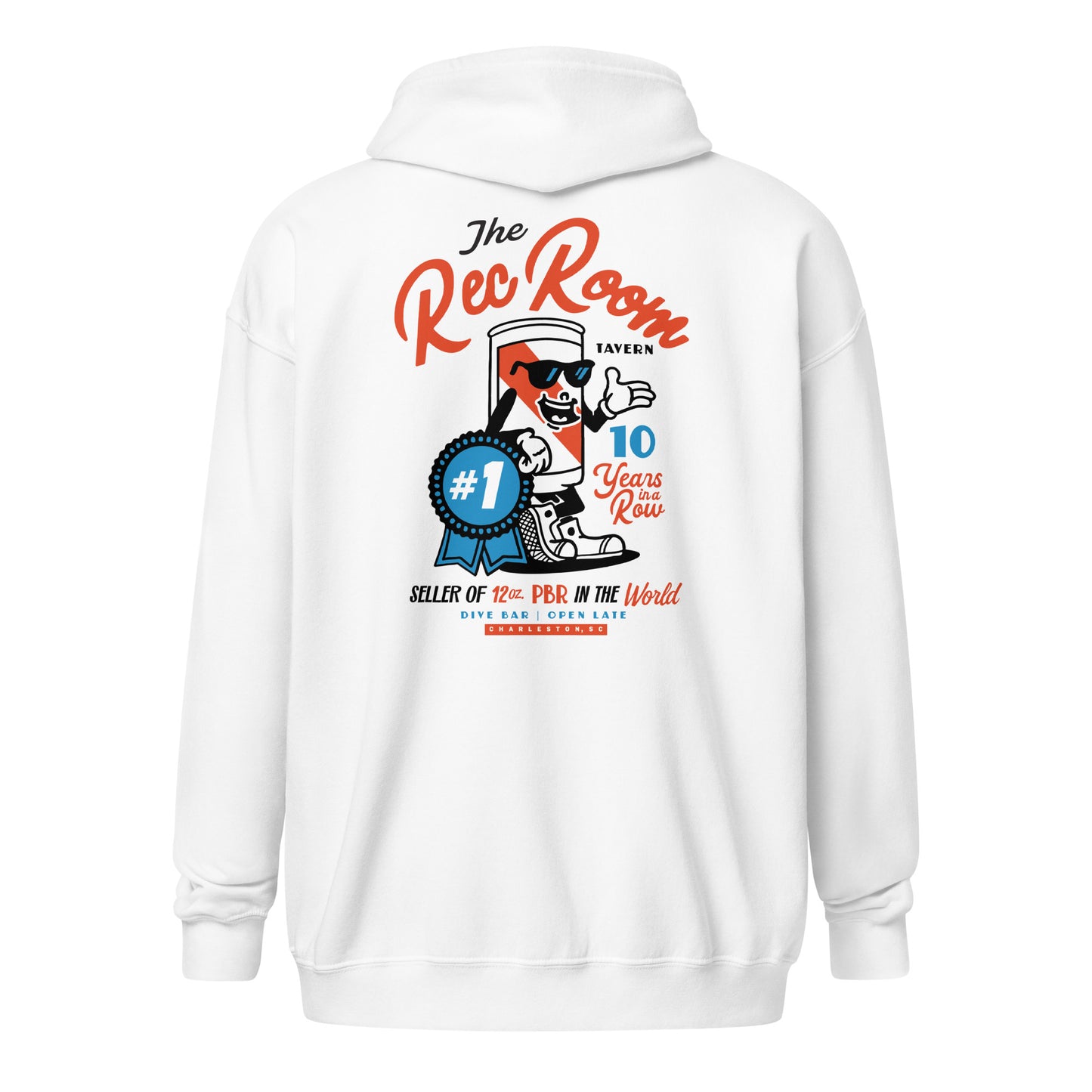 Rec Room 10 Years of PBR Unisex heavy blend zip hoodie