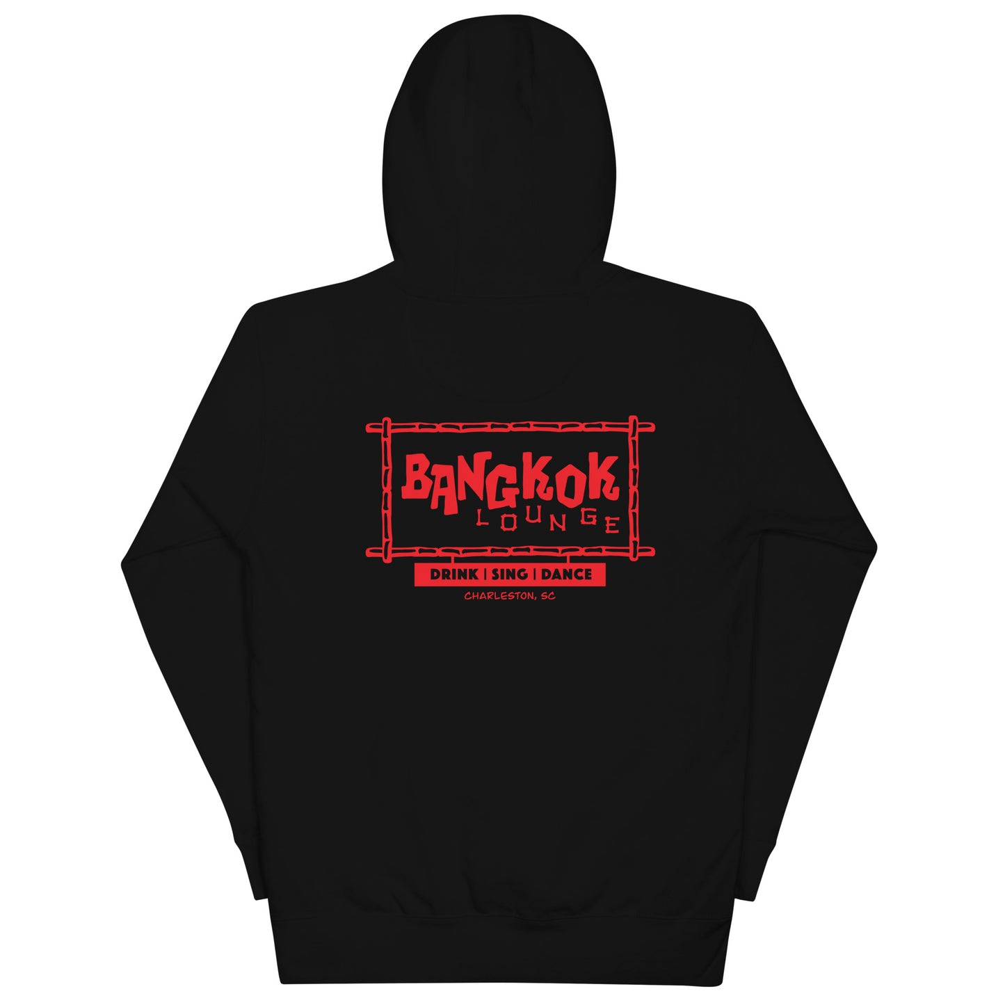 Red Bangkok Head Unisex Hoodie