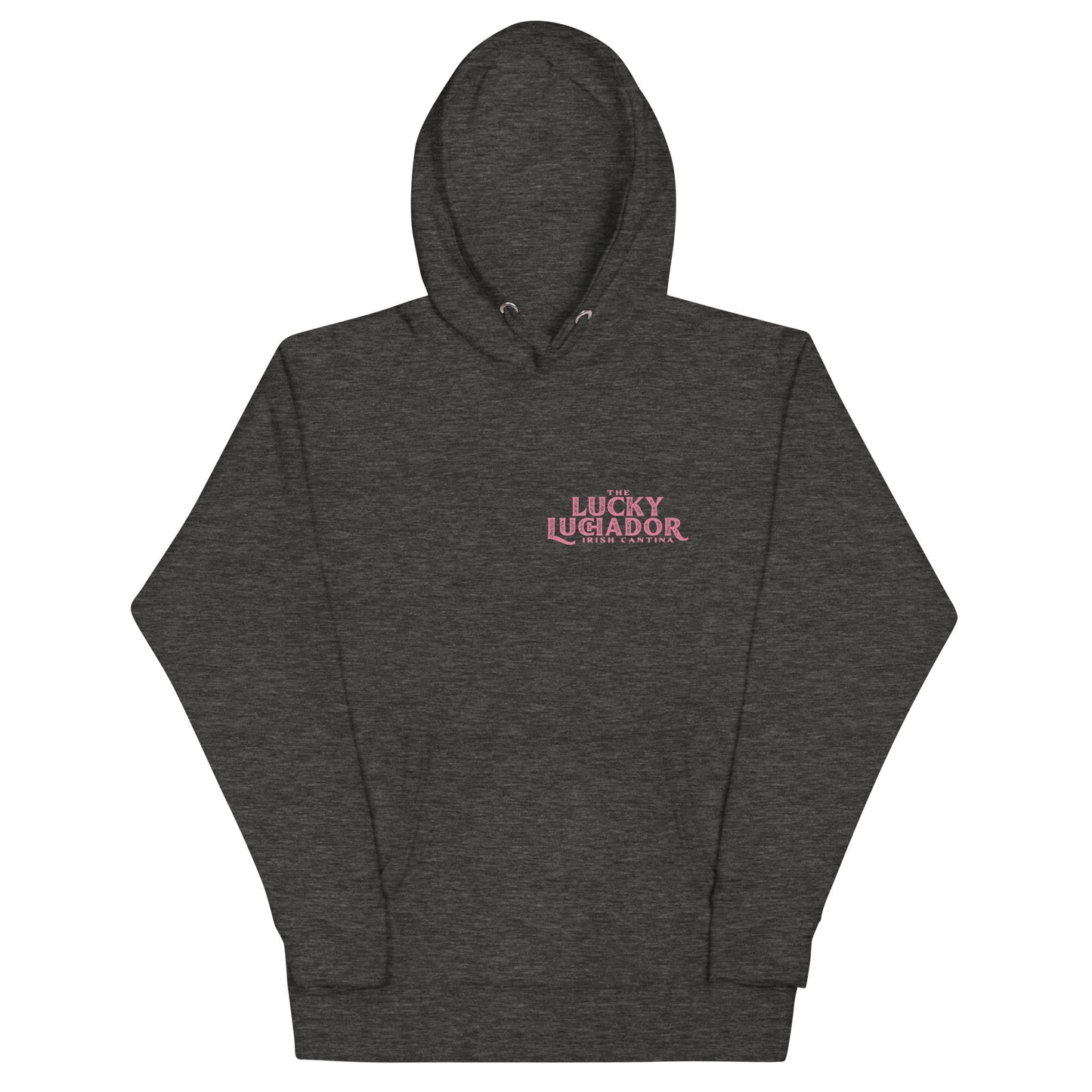 Pink Lucky Luchador Boxing Gloves Unisex Hoodie