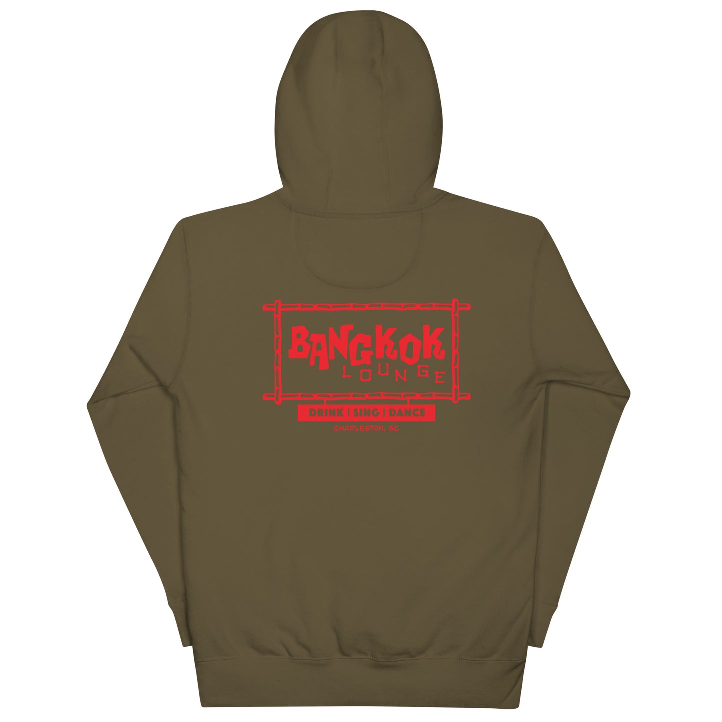 Red Bangkok Head Unisex Hoodie