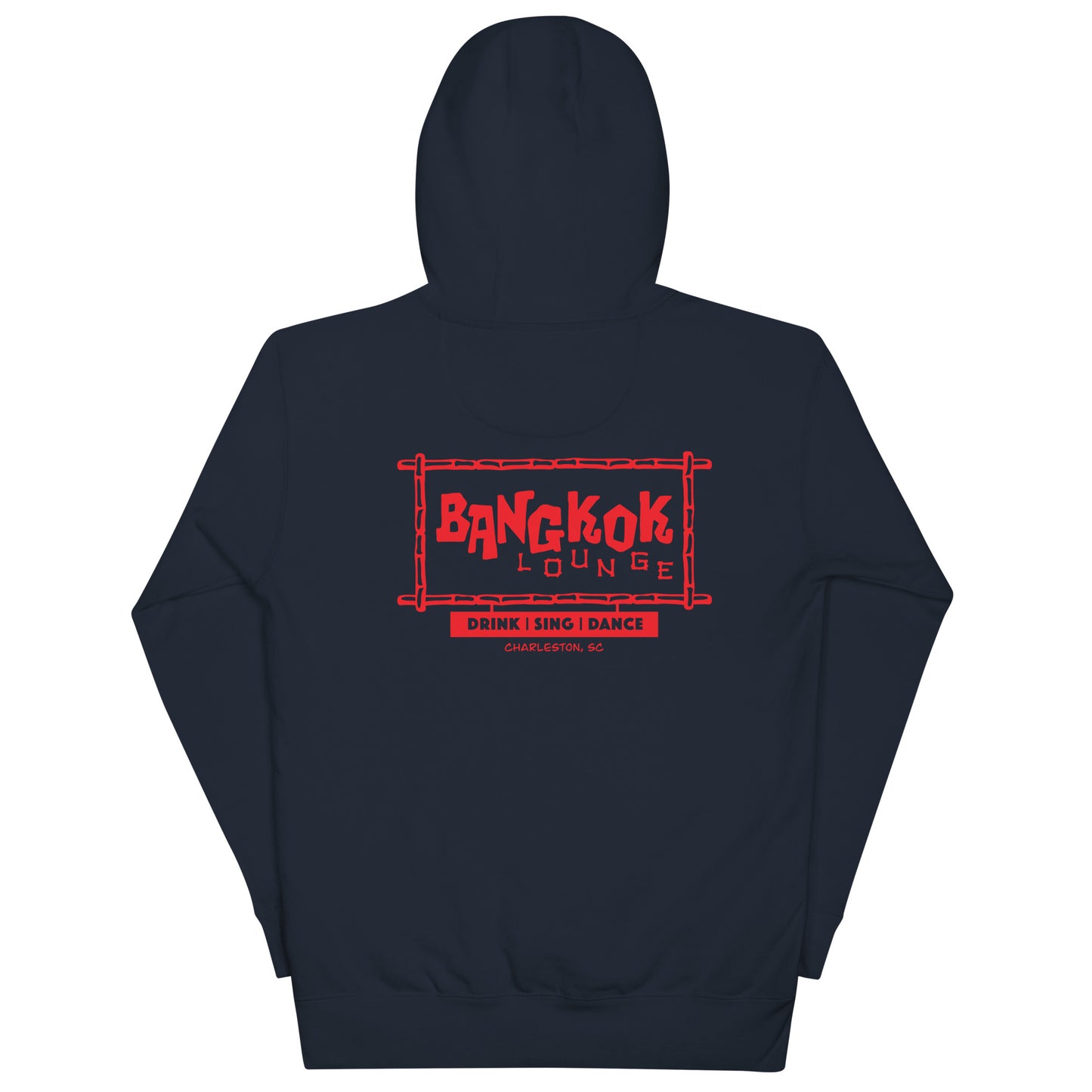 Red Bangkok Head Unisex Hoodie