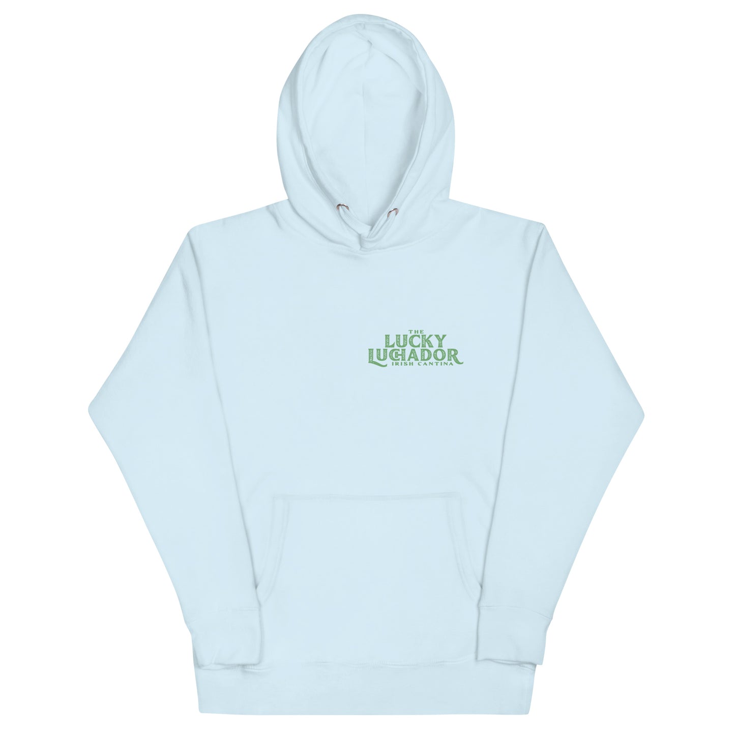 Green Lucky Luchador Boxing Gloves Unisex Hoodie