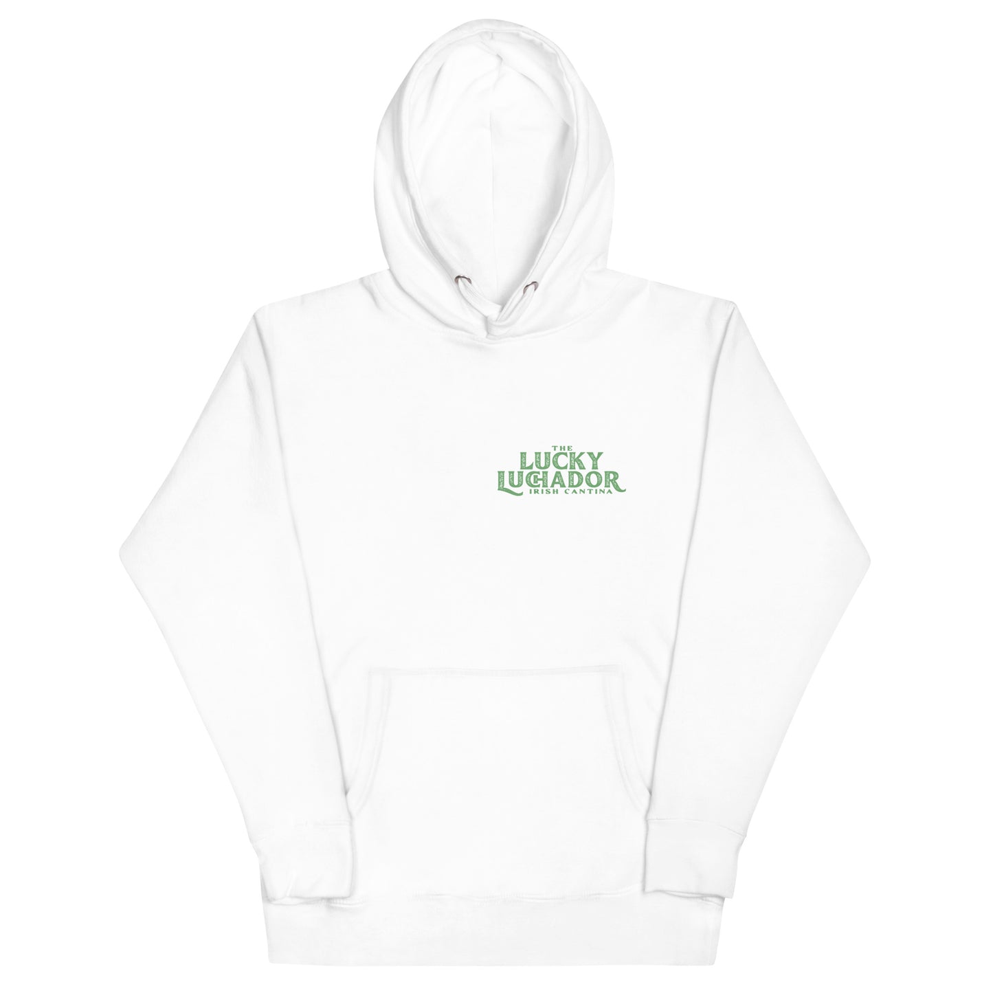 Green Lucky Luchador Boxing Gloves Unisex Hoodie