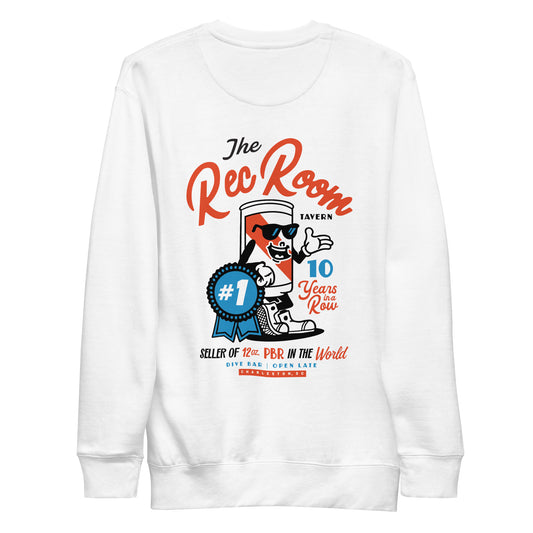 Rec Room 10 Years of PBR Unisex Premium Sweatshirt