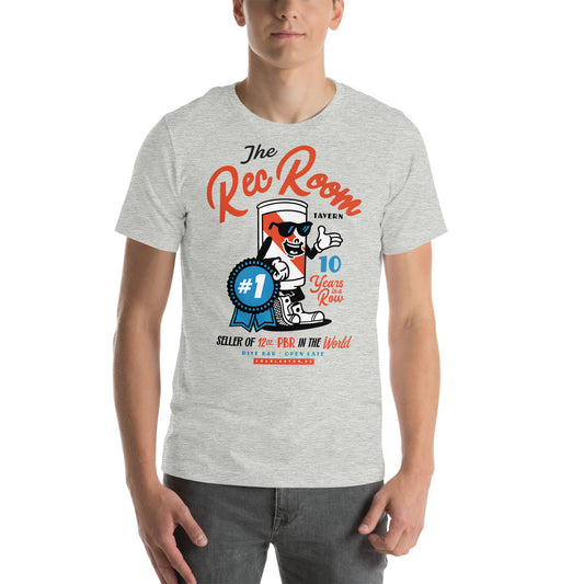 10 Years of PBR Recovery Room Unisex t-shirt