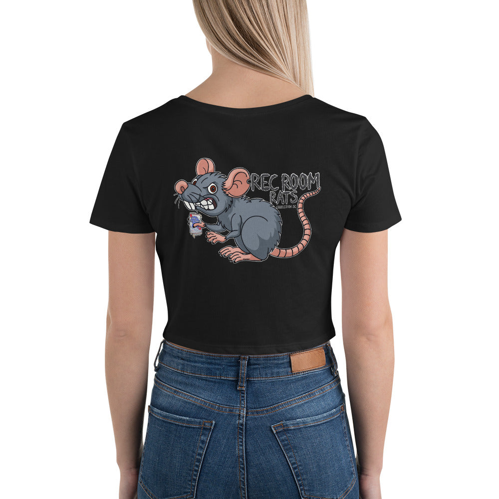 Original Rec Room Rats by Kennan Women’s Crop Tee