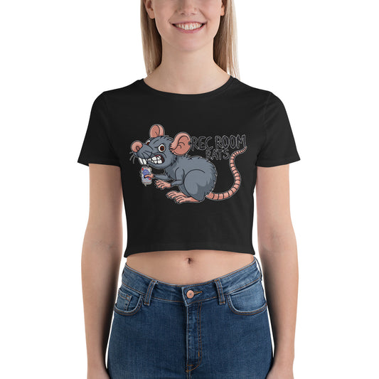 Rec Room Rats by Kennan Women’s Crop Tee