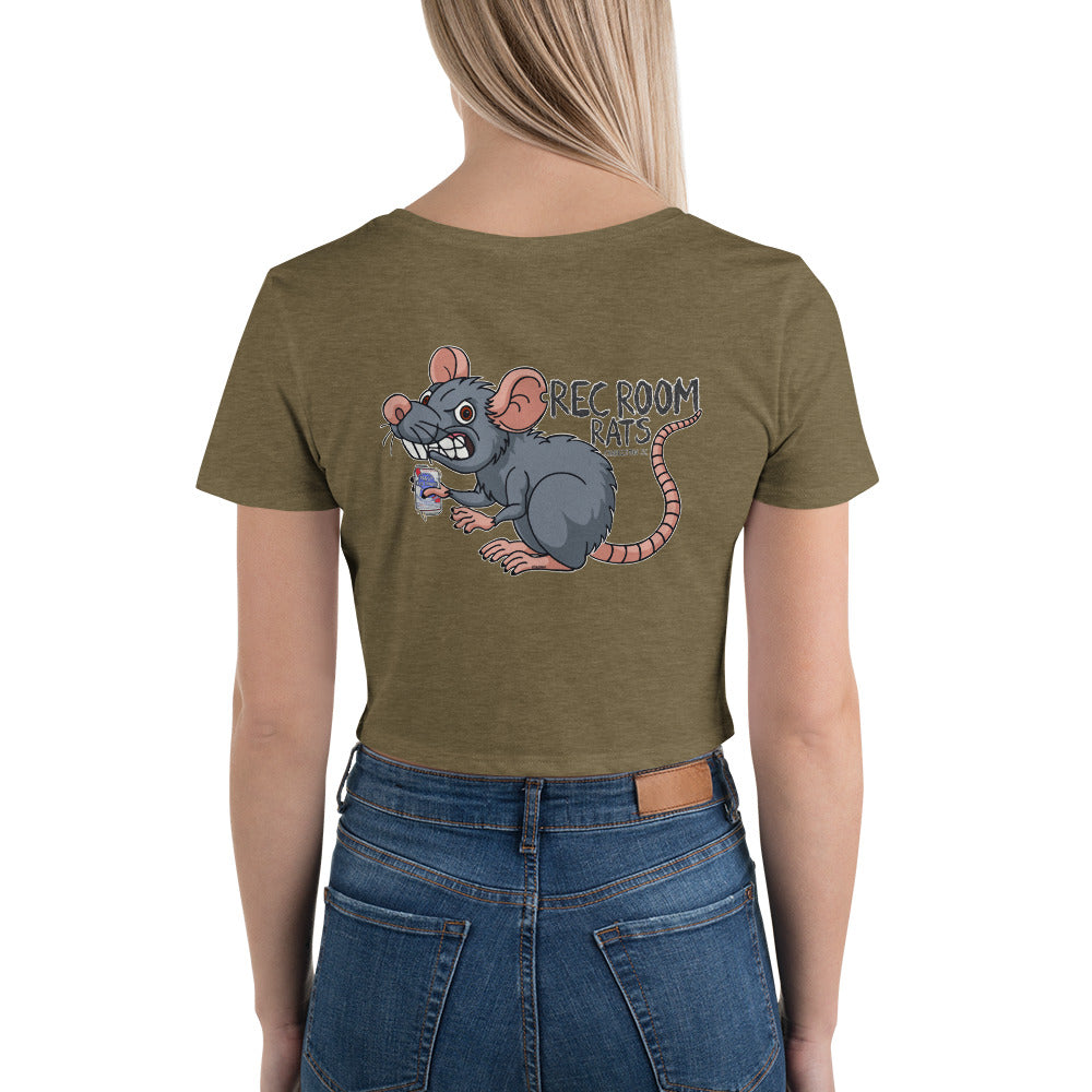 Original Rec Room Rats by Kennan Women’s Crop Tee