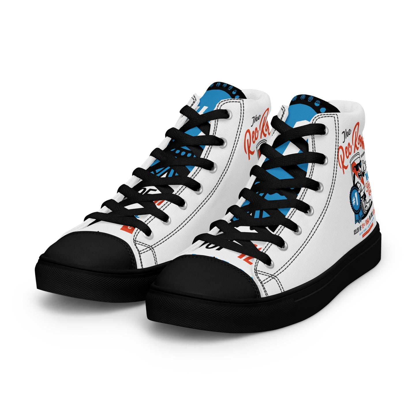 10 Years of PBR Recovery Room Women’s high top canvas shoes