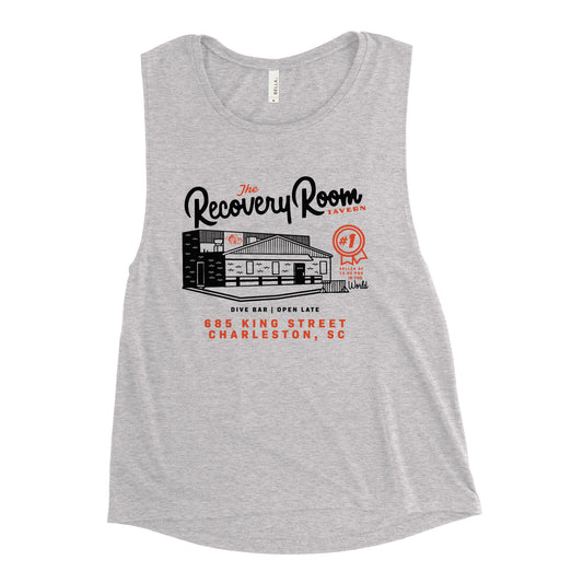 Recovery Room Pencil Outline Ladies’ Muscle Tank